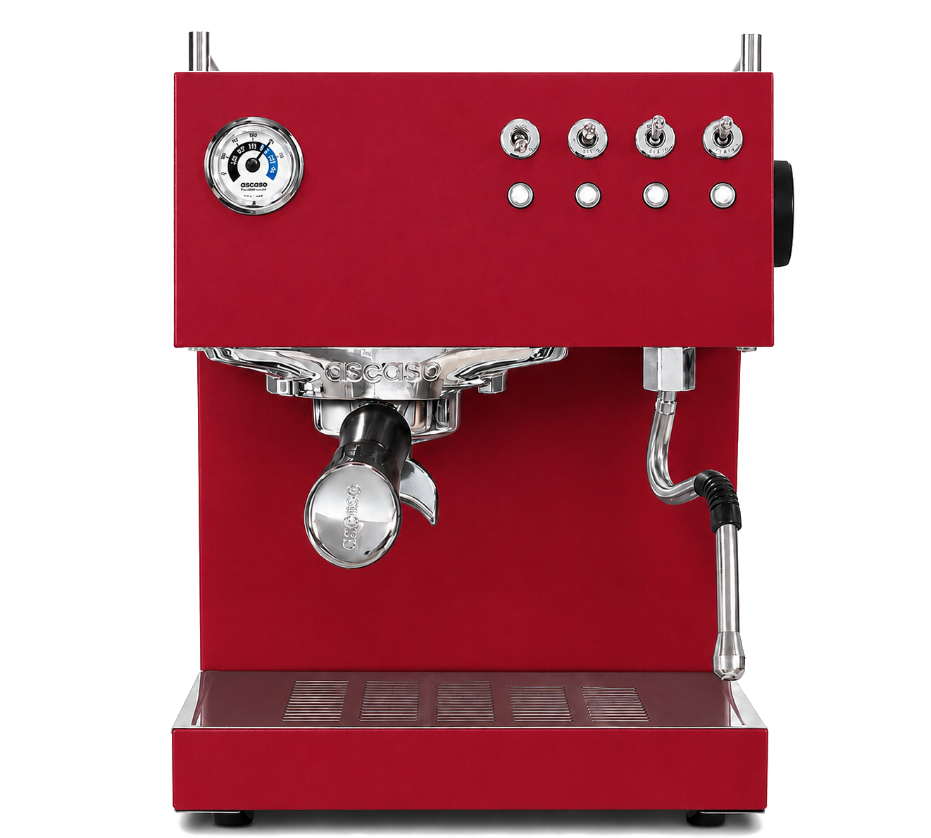 PRESSA espresso machine in Rosso